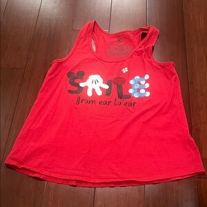 Disney Store Minnie Mouse “Smile” Tank Top